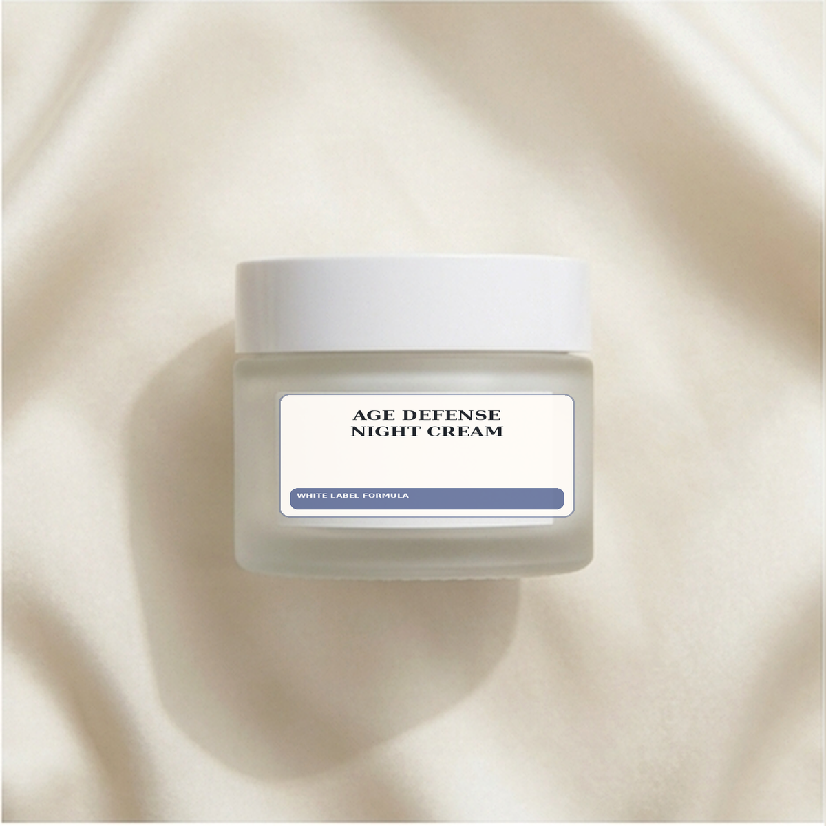 Age Defense Night Cream White Label Formula — Skincare