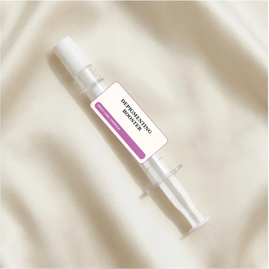 Depigmenting Booster White Label Formula — Syringe private label packaging