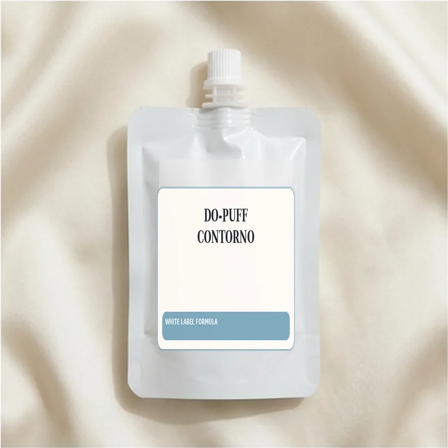 Do-Puff Contorno White Label Formula — Spout sachet private label packaging