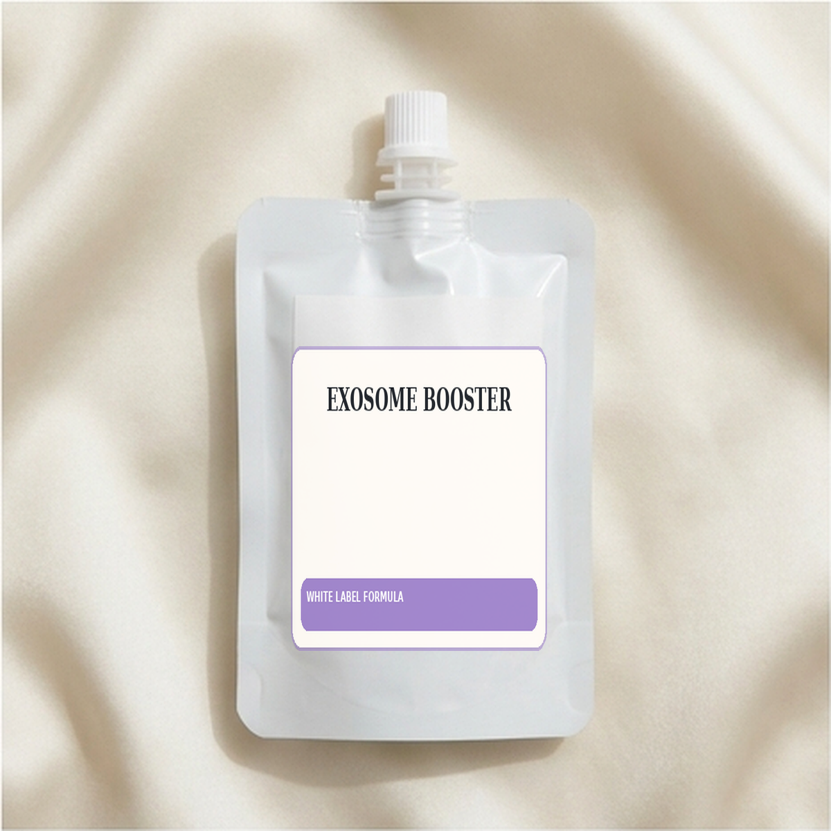 Exosome Booster White Label Formula — Spout sachet private label packaging