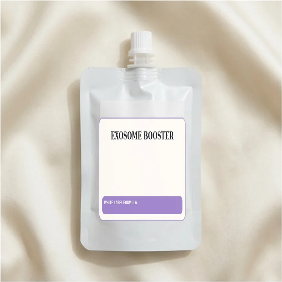 Exosome Booster White Label Formula — Spout sachet private label packaging