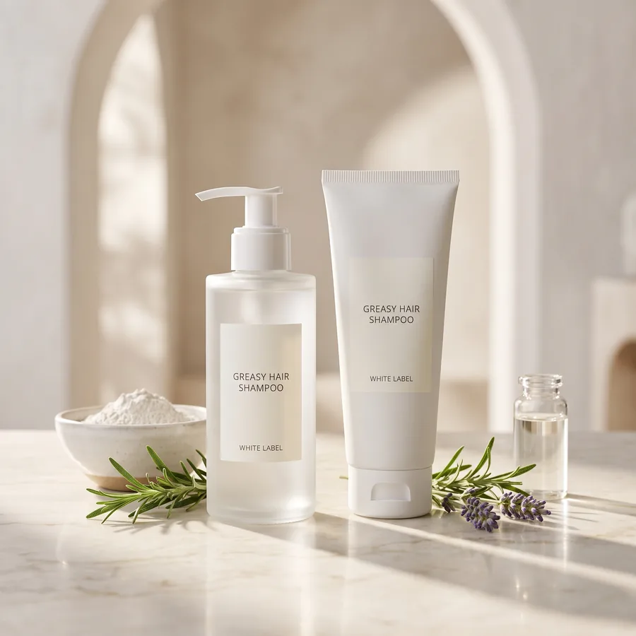 Greasy Hair Shampoo White Label Formula — Haircare