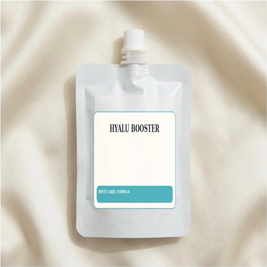 Hyalu Booster White Label Formula — Spout sachet private label packaging
