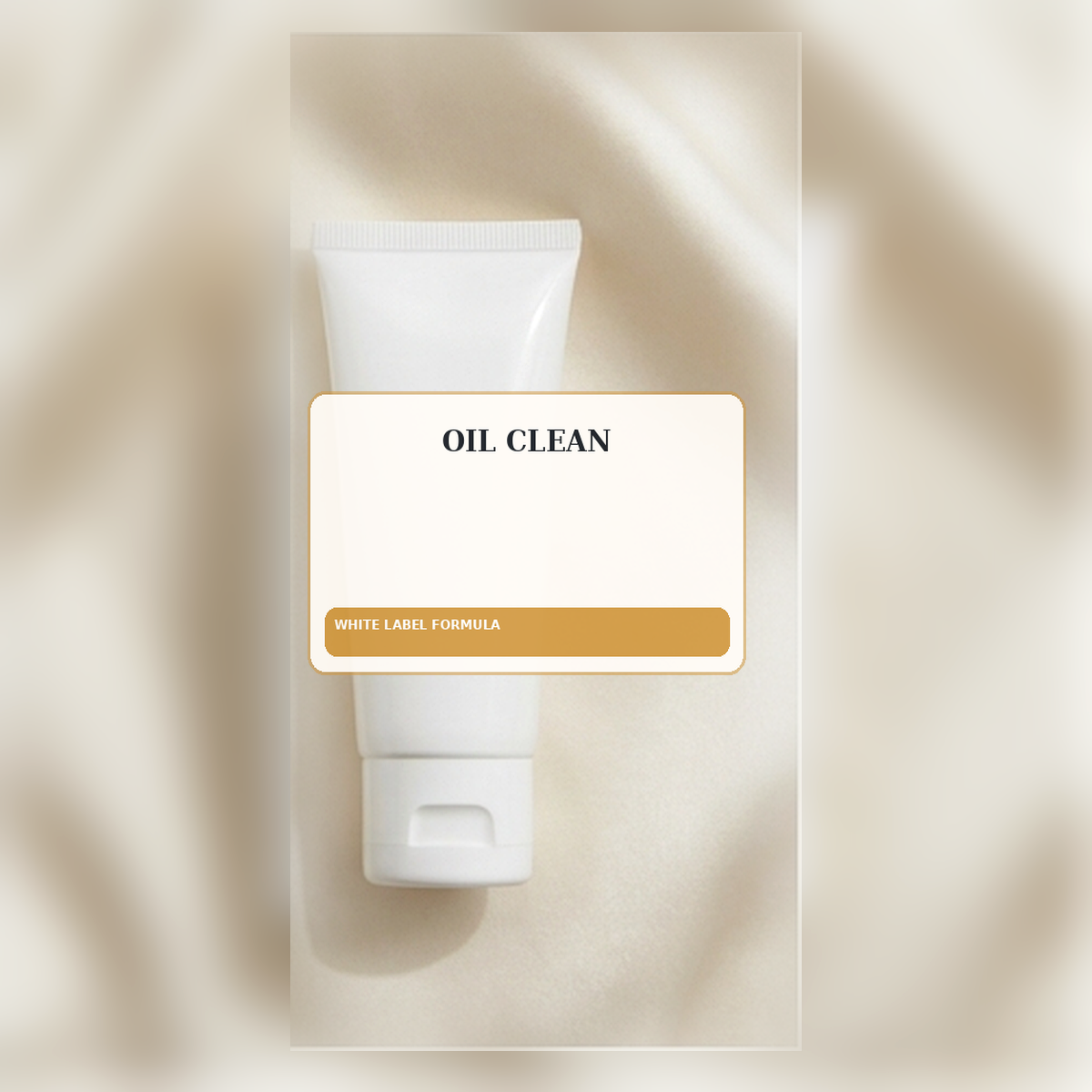 Oil Clean White Label Formula — Squeeze tube private label packaging