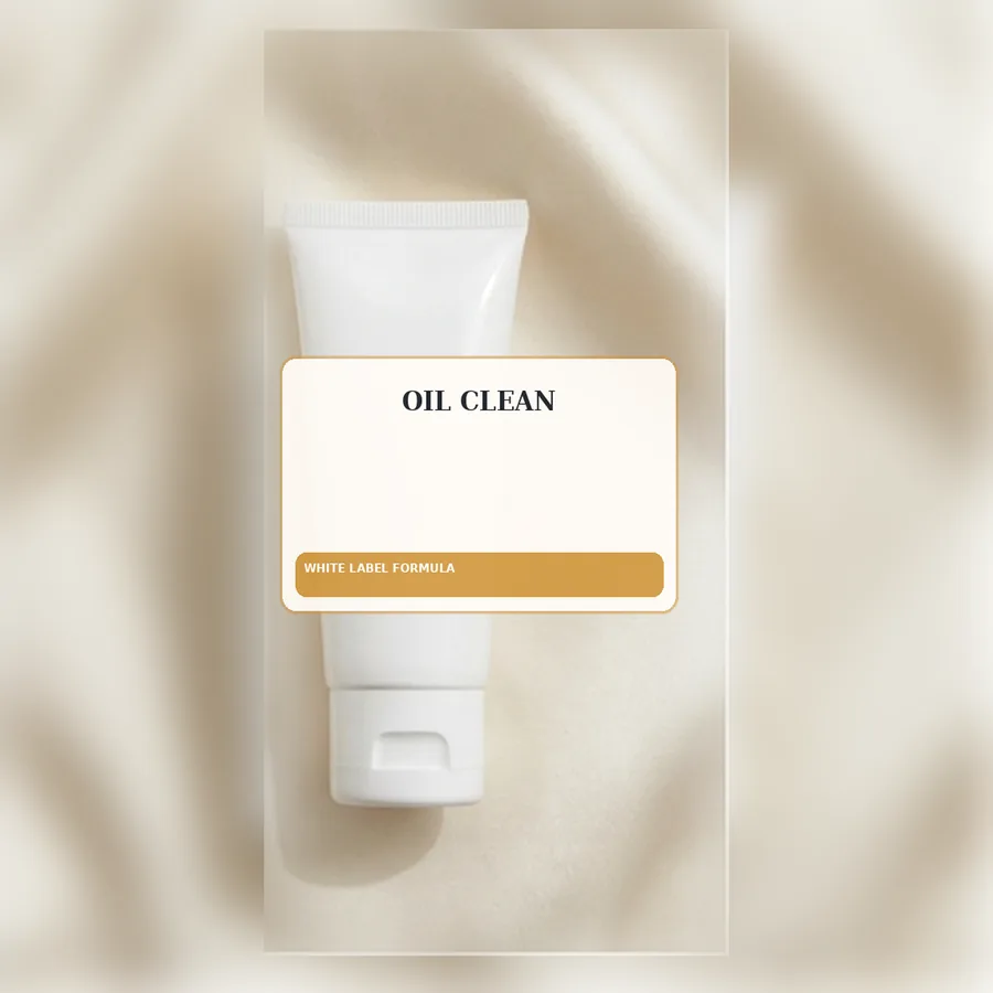 Oil Clean White Label Formula — Squeeze tube private label packaging