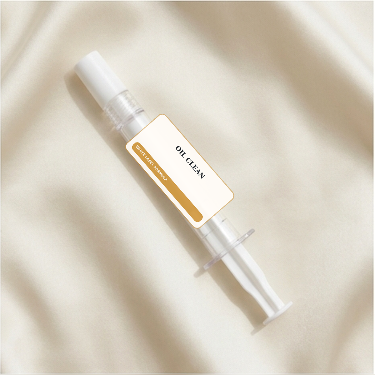 Oil Clean White Label Formula — Syringe private label packaging
