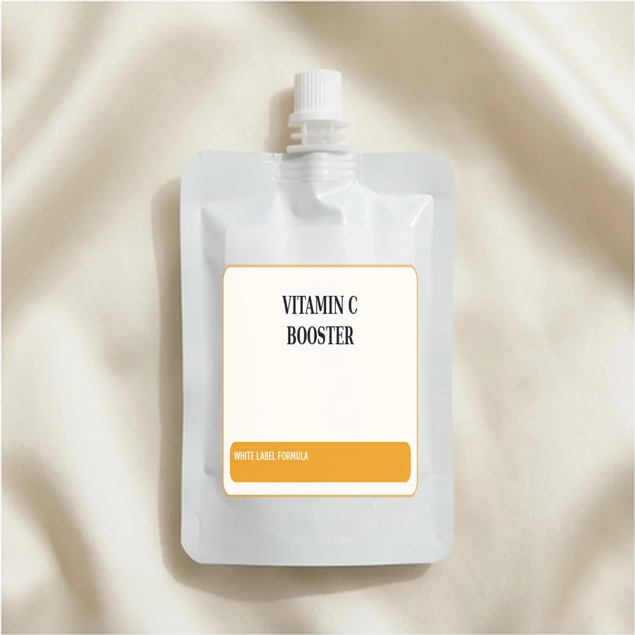 Vitamin C Booster White Label Formula — Spout sachet private label packaging