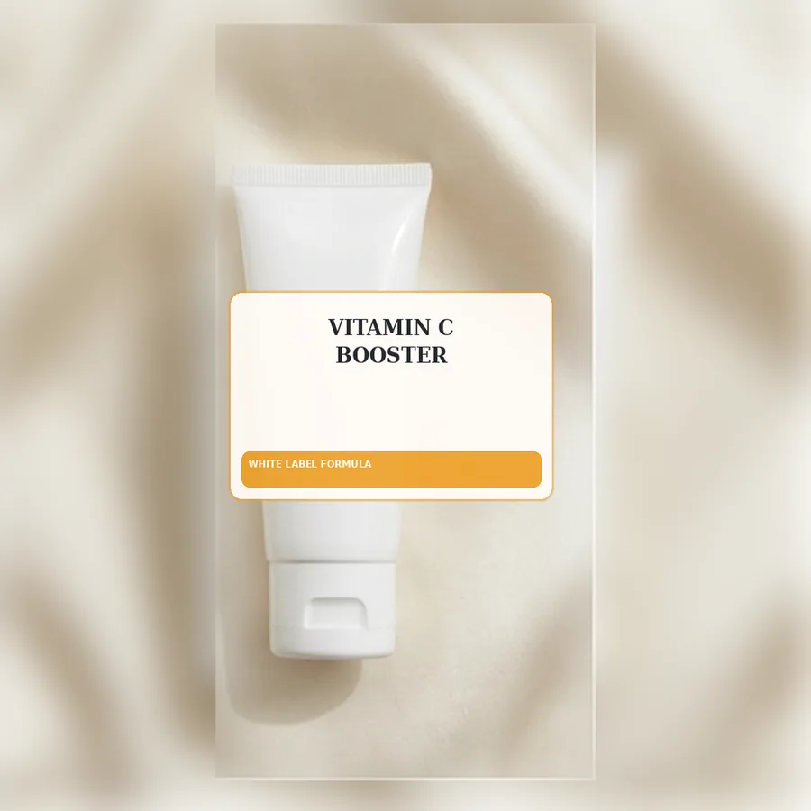 Vitamin C Booster White Label Formula — Squeeze tube private label packaging