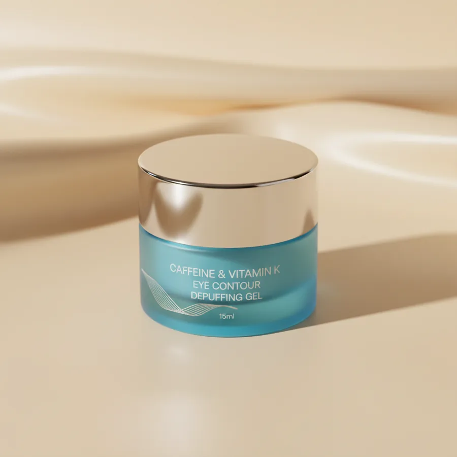 Caffeine & Vitamin K Eye Contour Depuffing Gel 15ml — Skincare