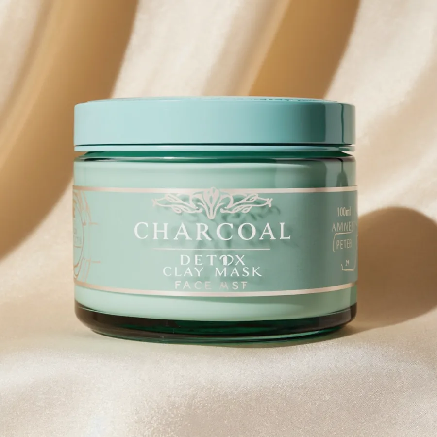 Charcoal Detox Clay Face Mask — Skincare
